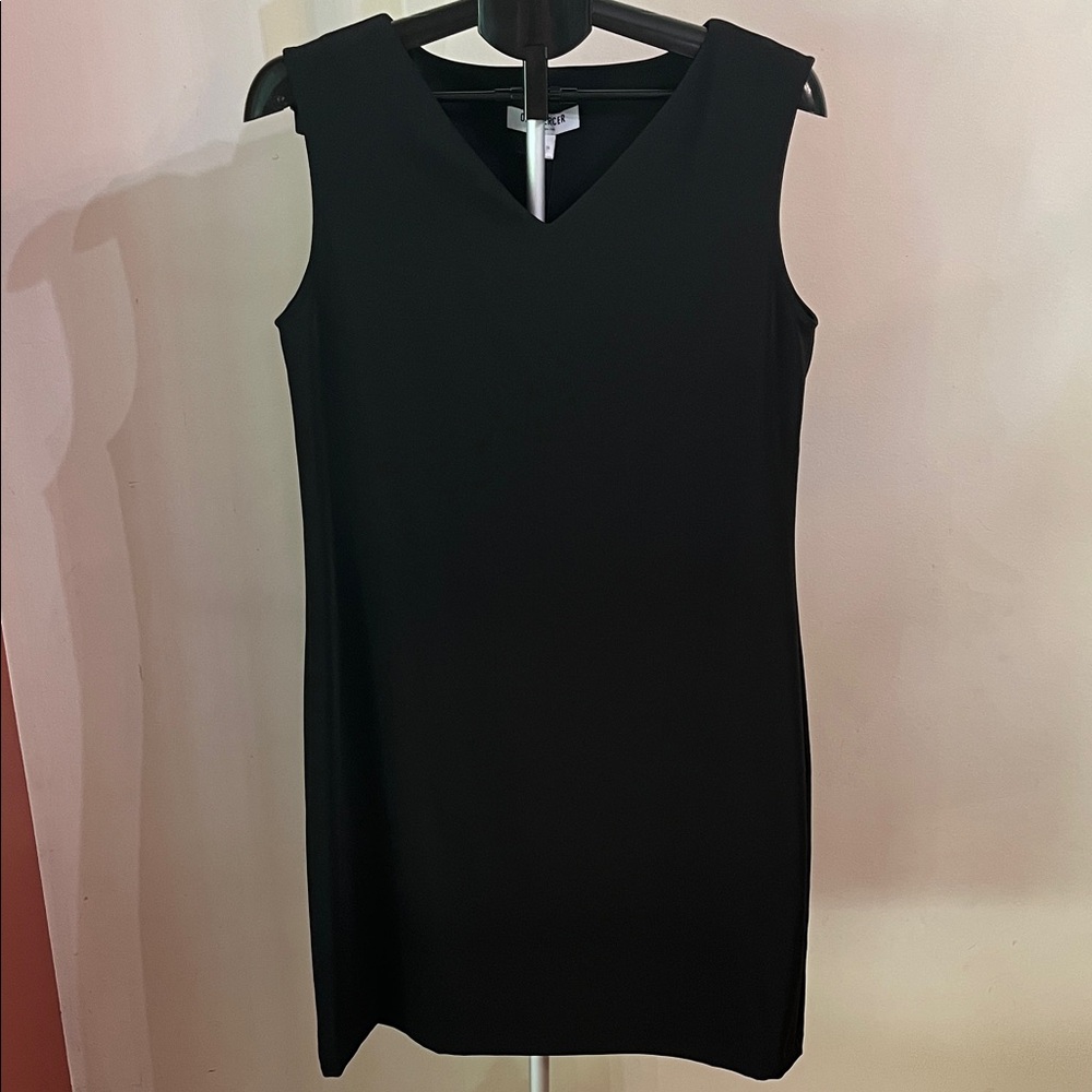 NWT Of/Mercer Chic Black V-Neck Mini Dress